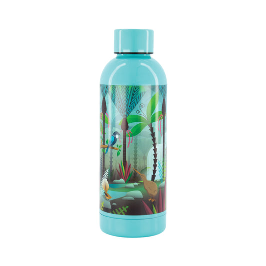 MDBSBB - Metal Drink Bottle NZ Scene Birds & Bush 500ml