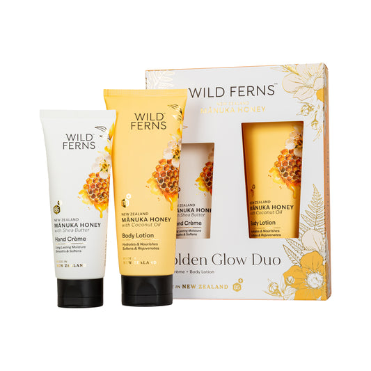 MHGBGG - Mānuka Honey Gift Box - Golden Glow Duo
