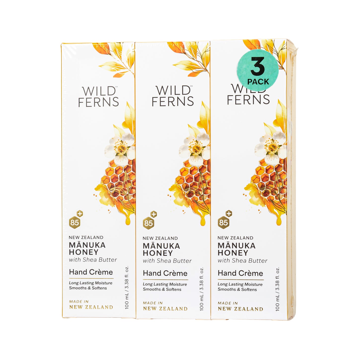 MHHC3 - Mānuka Honey Hand Crème | 100ml 3pk