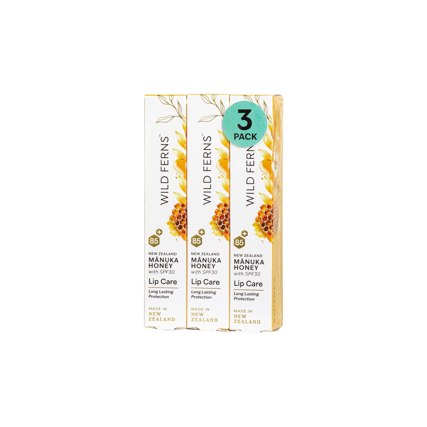 MHLC3 - Mānuka Honey Lip Care SPF30 | 15ml 3pk