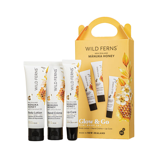 MHMGLG - Mānuka Honey Mini Body Set - Glow & Go
