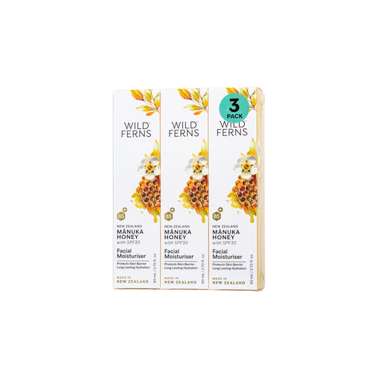 MHMS3 - Mānuka Honey Moisturiser | 80ml 3pk