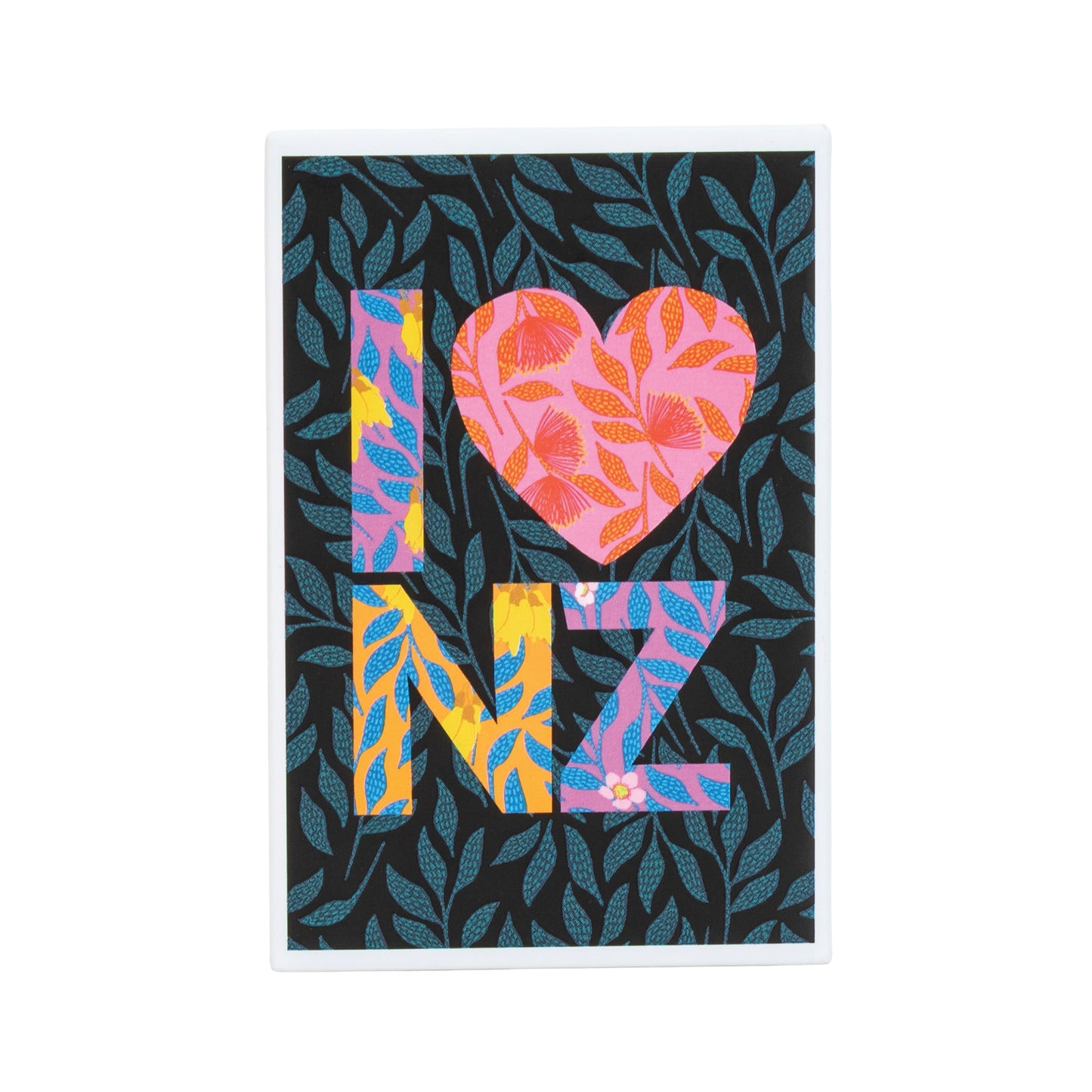 MMKOFNZ - Magnet Metal Kia Ora Florals I Luv NZ