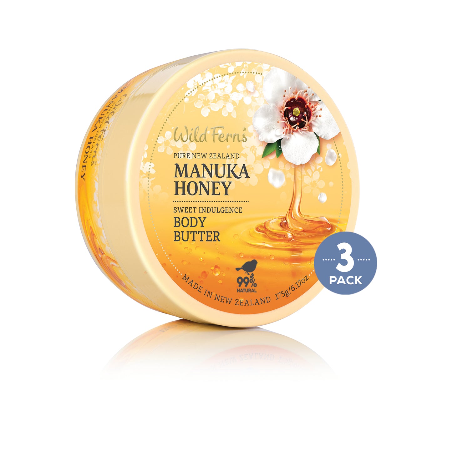 MNBB3 - Manuka Honey Body Butter 175g 3PK