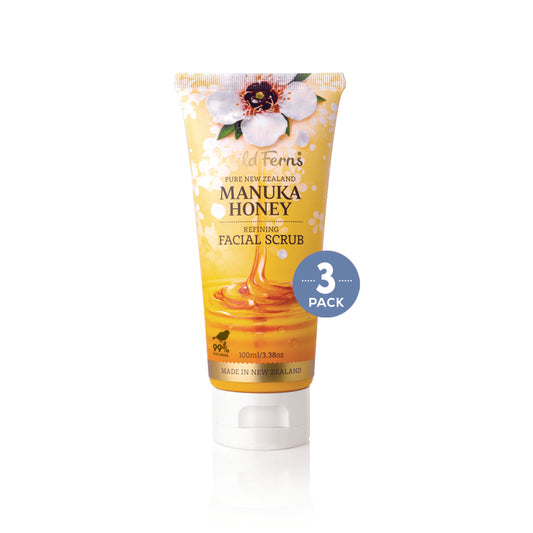 MNFS3 - Manuka Honey Facial Scrub 100ml 3PK