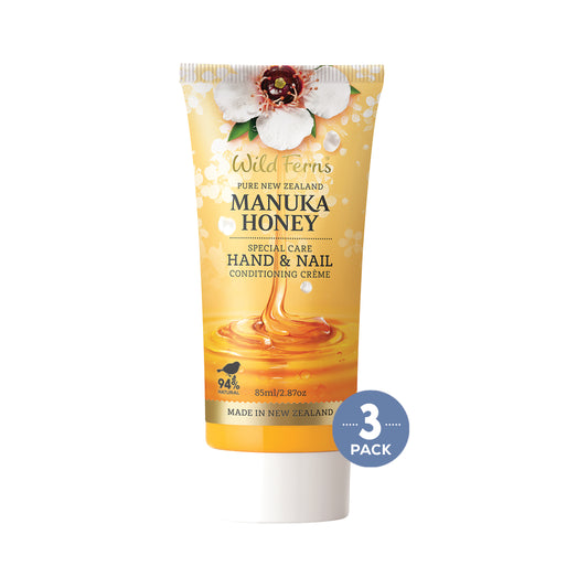 MNHN3 - Manuka Honey Hand & Nail Creme 85ml 3PK