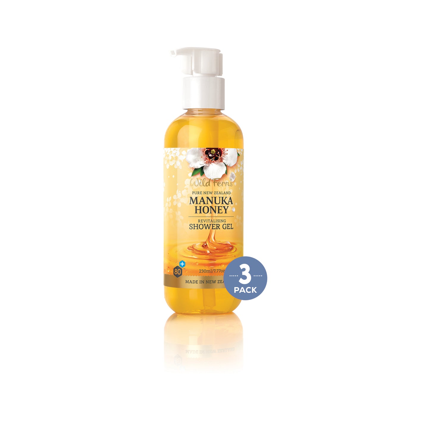 MNSG3 - Manuka Honey Shower Gel 230ml 3PK