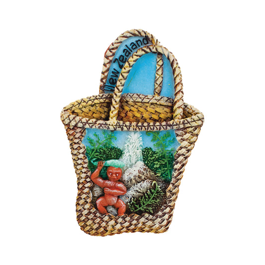 MPFB - Magnet Polyresin Flax Basket