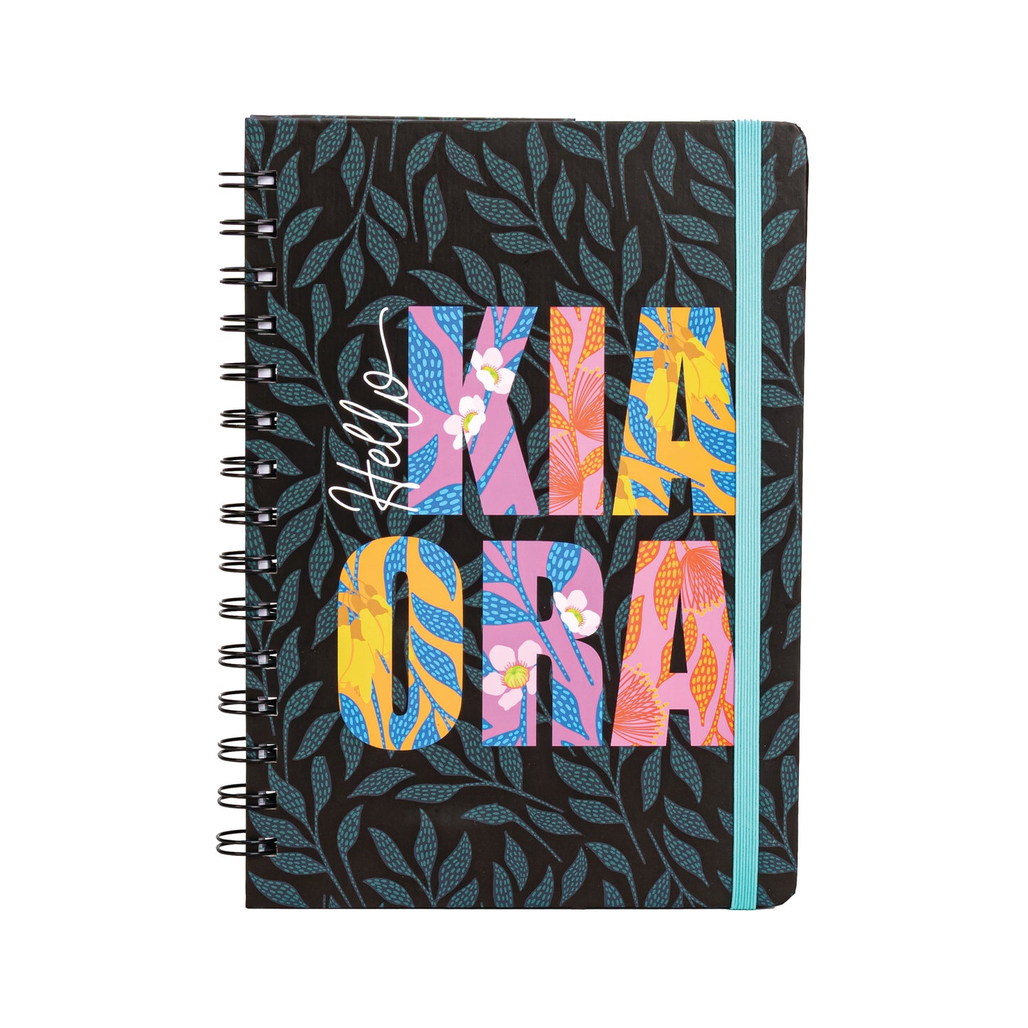 NBKOF - Notebook Spiral Kia Ora Florals A5