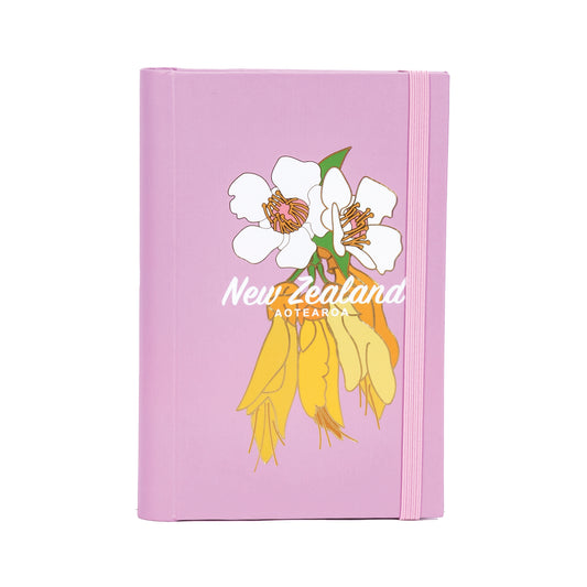 NBMKO - Notebook Manuka and Kowhai Flowers A6