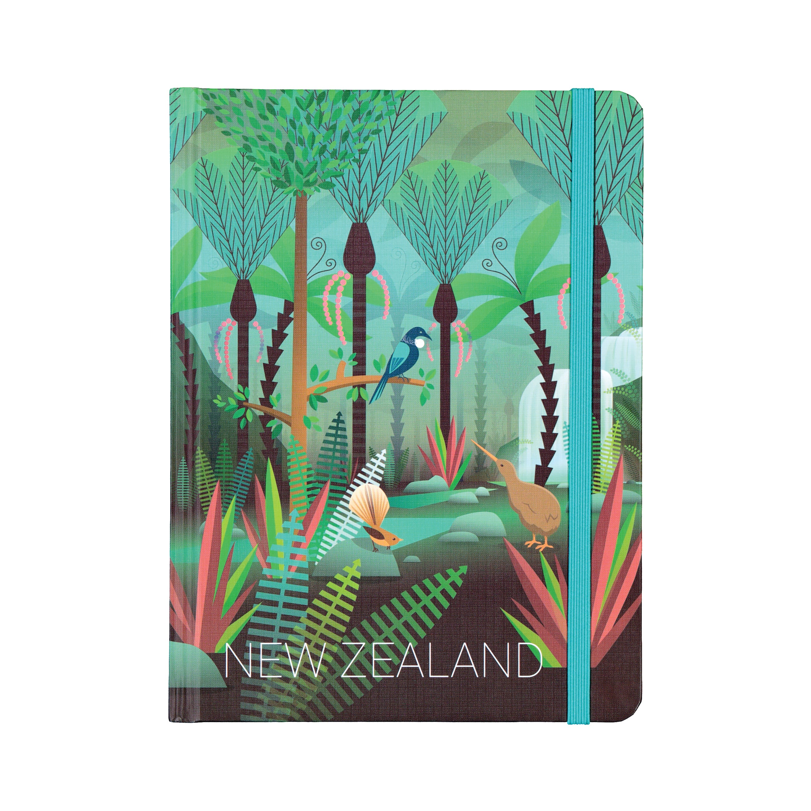 NBSBB - Notebook NZ Scene Birds & Bush A5 – Parrs Products