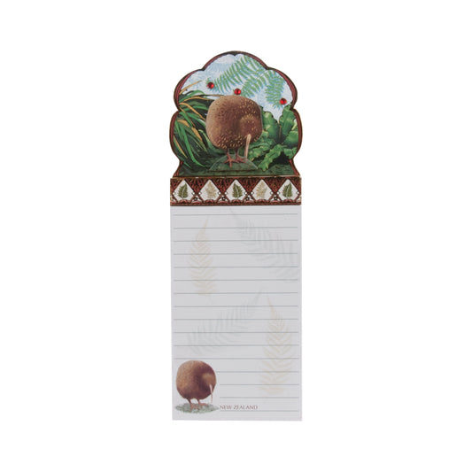 NPFKI - Magnetic Notepad Kiwi with Gold Foil