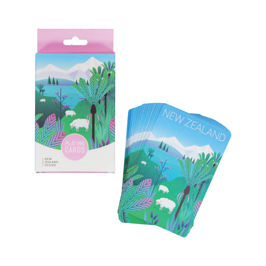 PCSS - Playing Cards NZ Scene Sheep