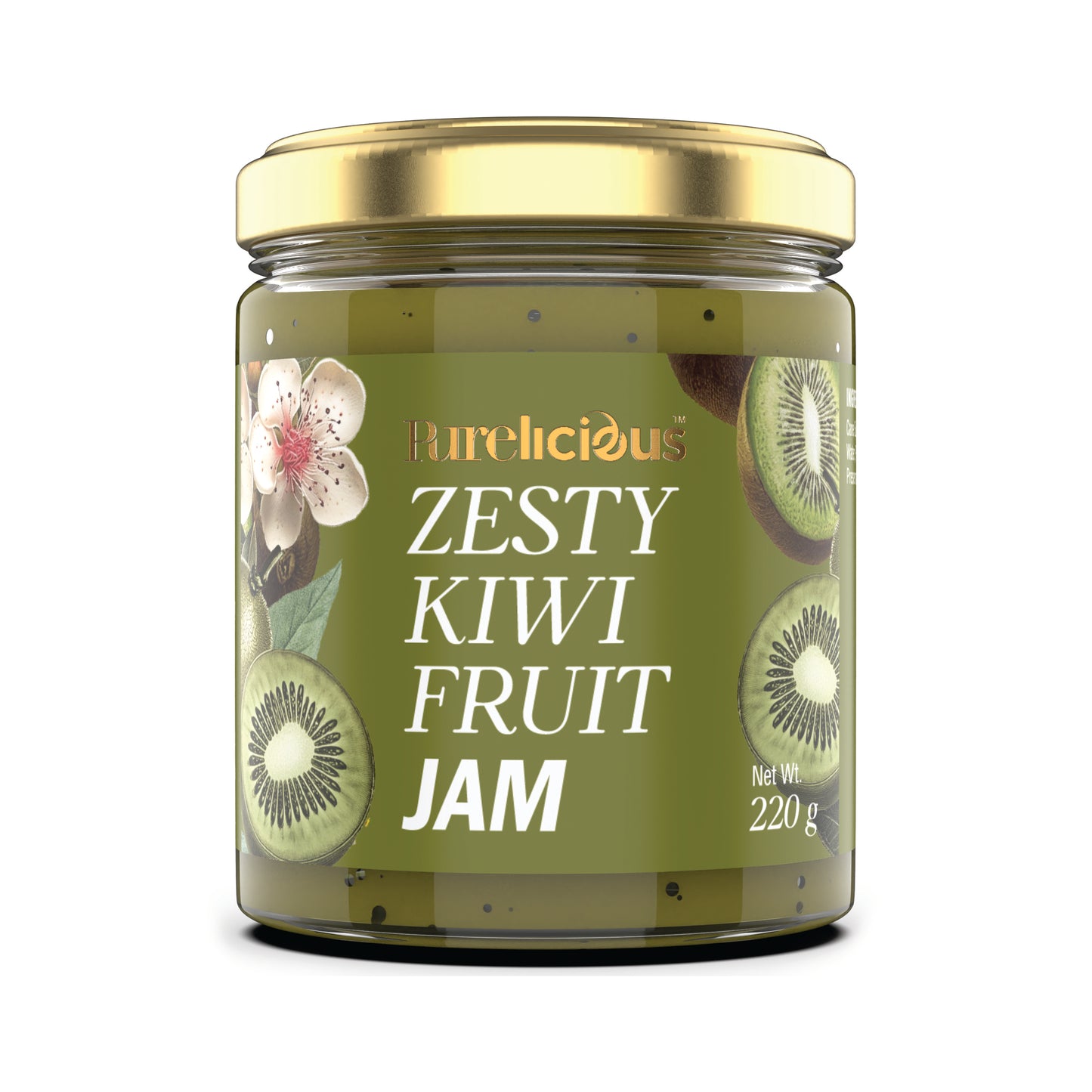 PLJK - Purelicious Large Jam Kiwifruit 220g