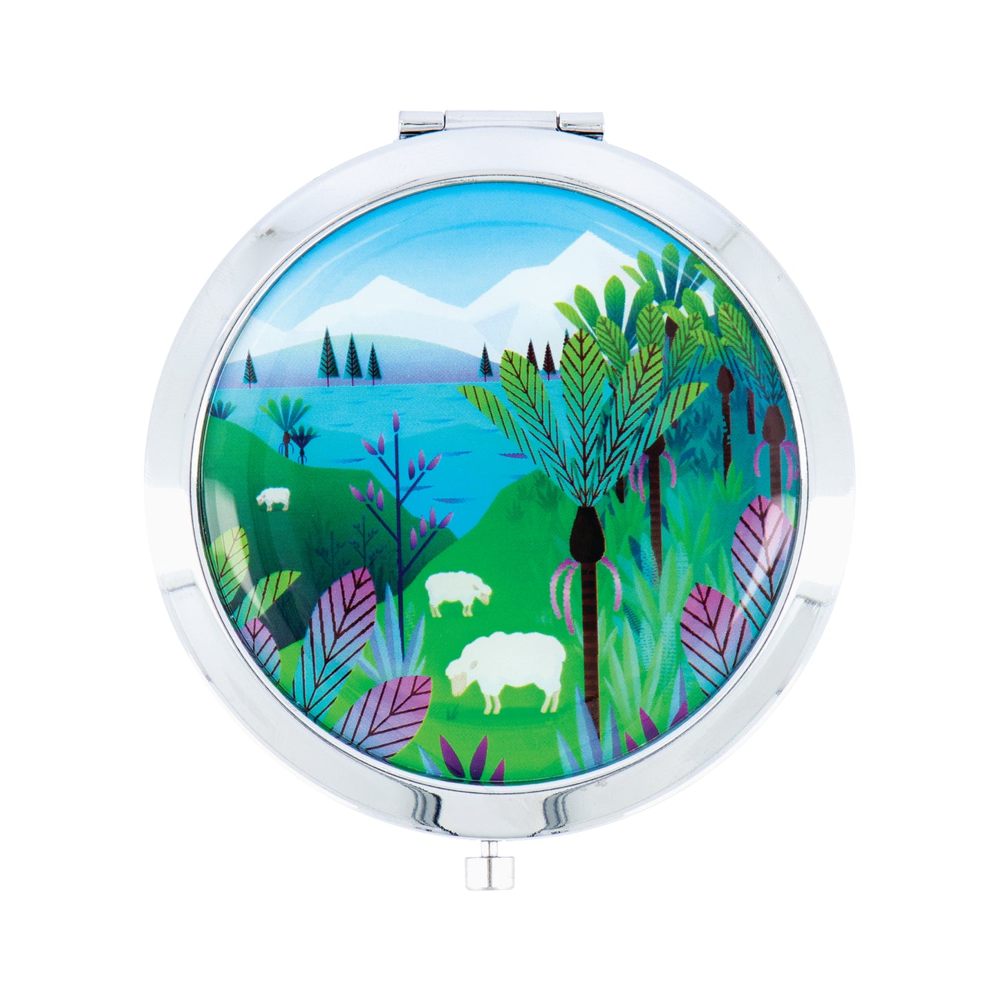 PMISS - Pocket Mirror NZ Scene Sheep