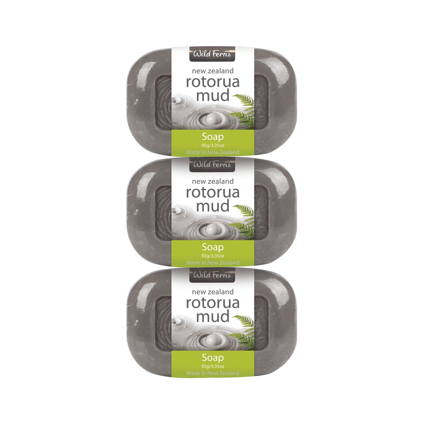 RMS3 - Rotorua Mud Soap 95g 3PK