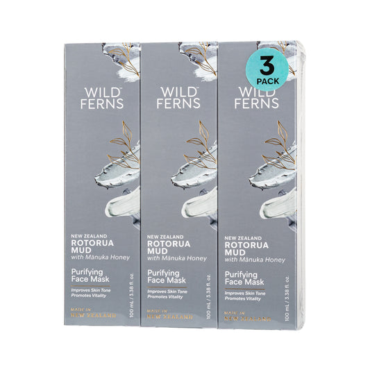 ROPFM3 - Rotorua Mud Purifying Face Mask | 100ml 3pk