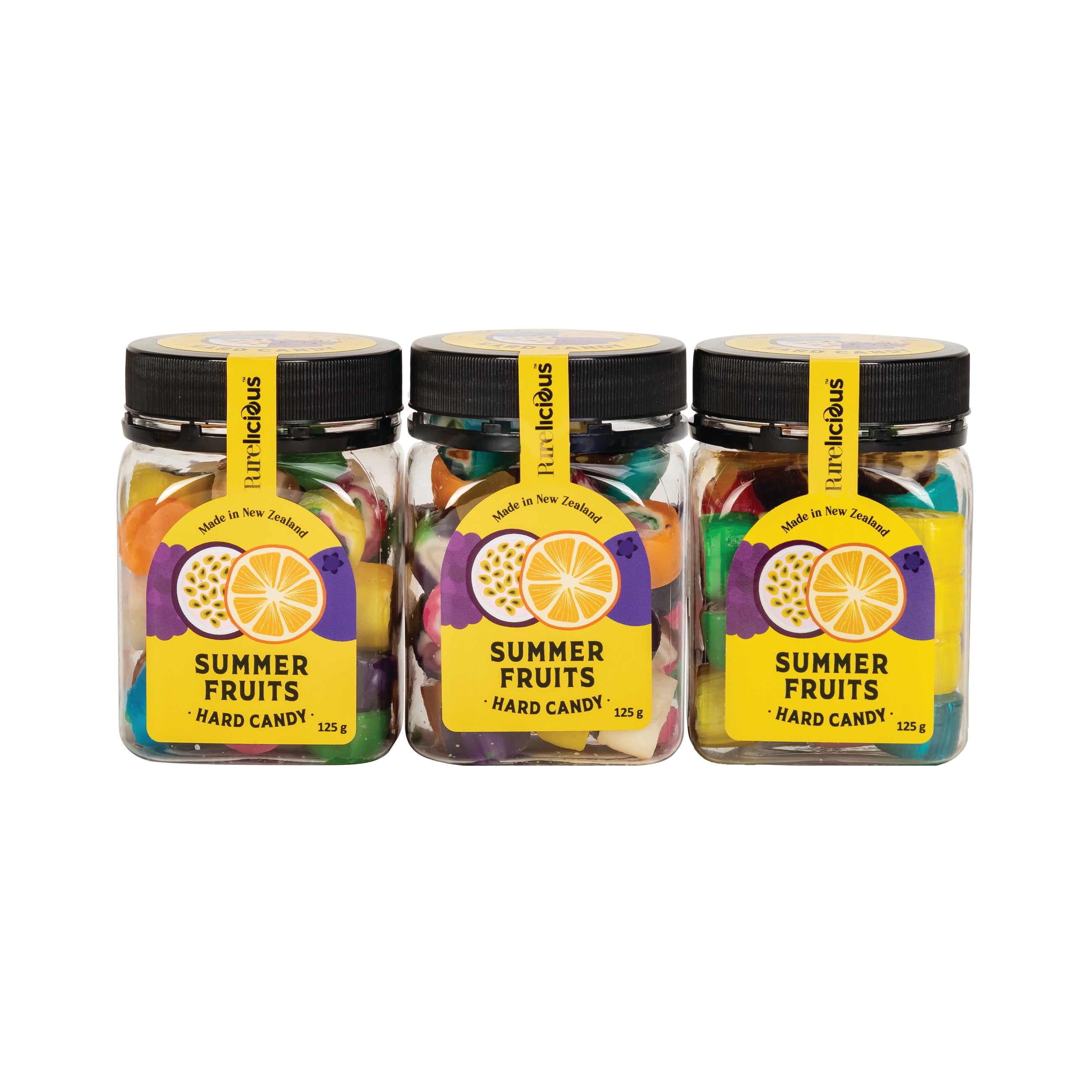 SSFJ3 - Sweets Jar Summer Fruits 125g 3 Pack – Parrs Products