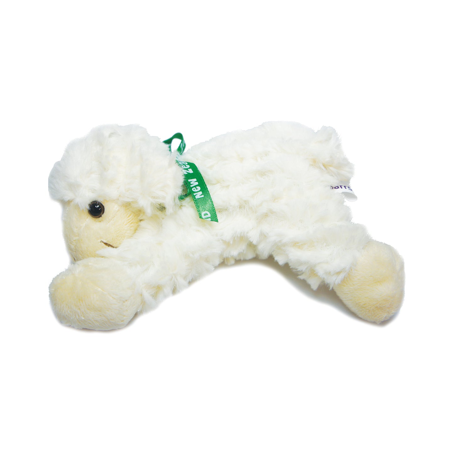 STLGS - Sheep Lying with Green Ribbon Sml