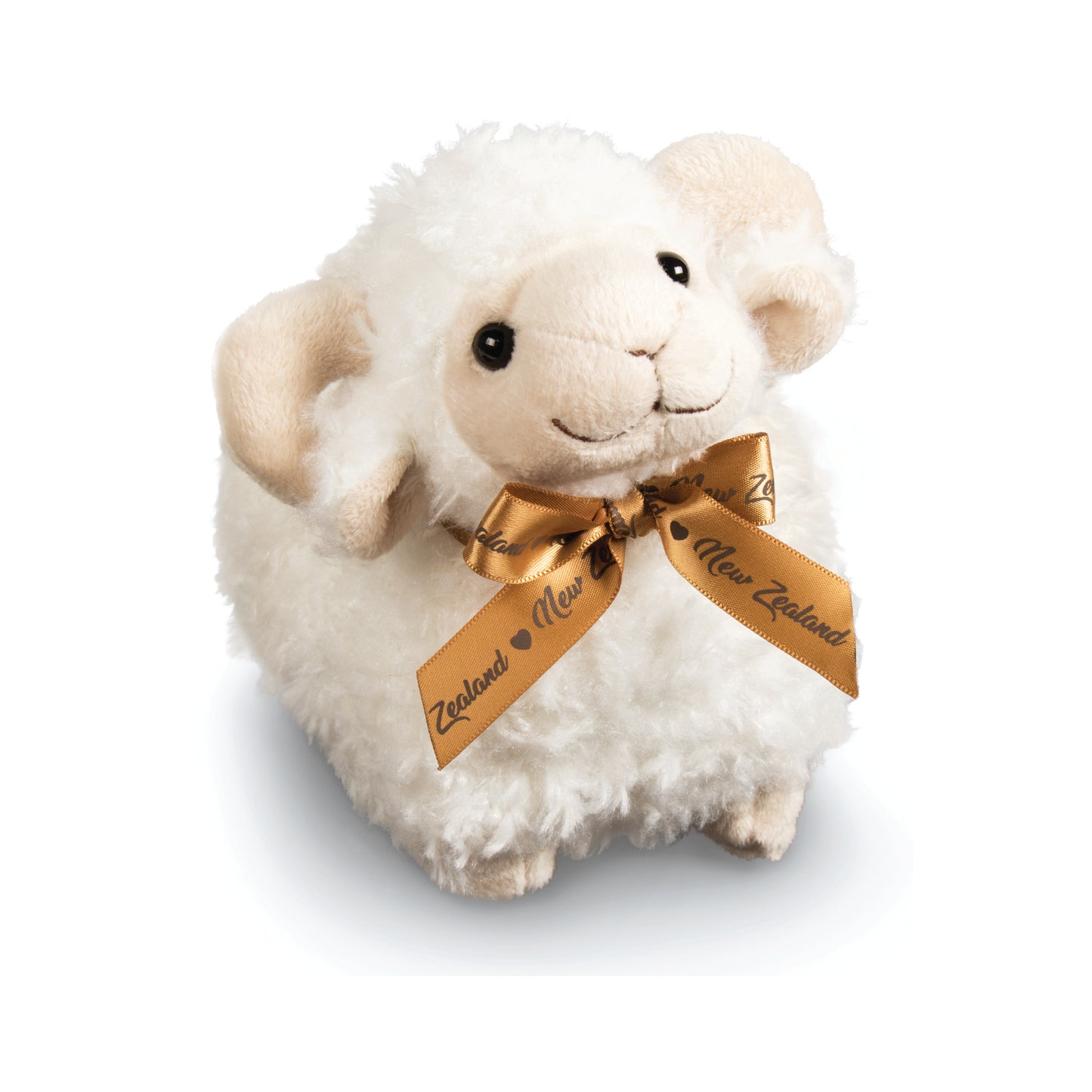 STSTR - Sheep Toy Standing With Tan Ribb 18Cm