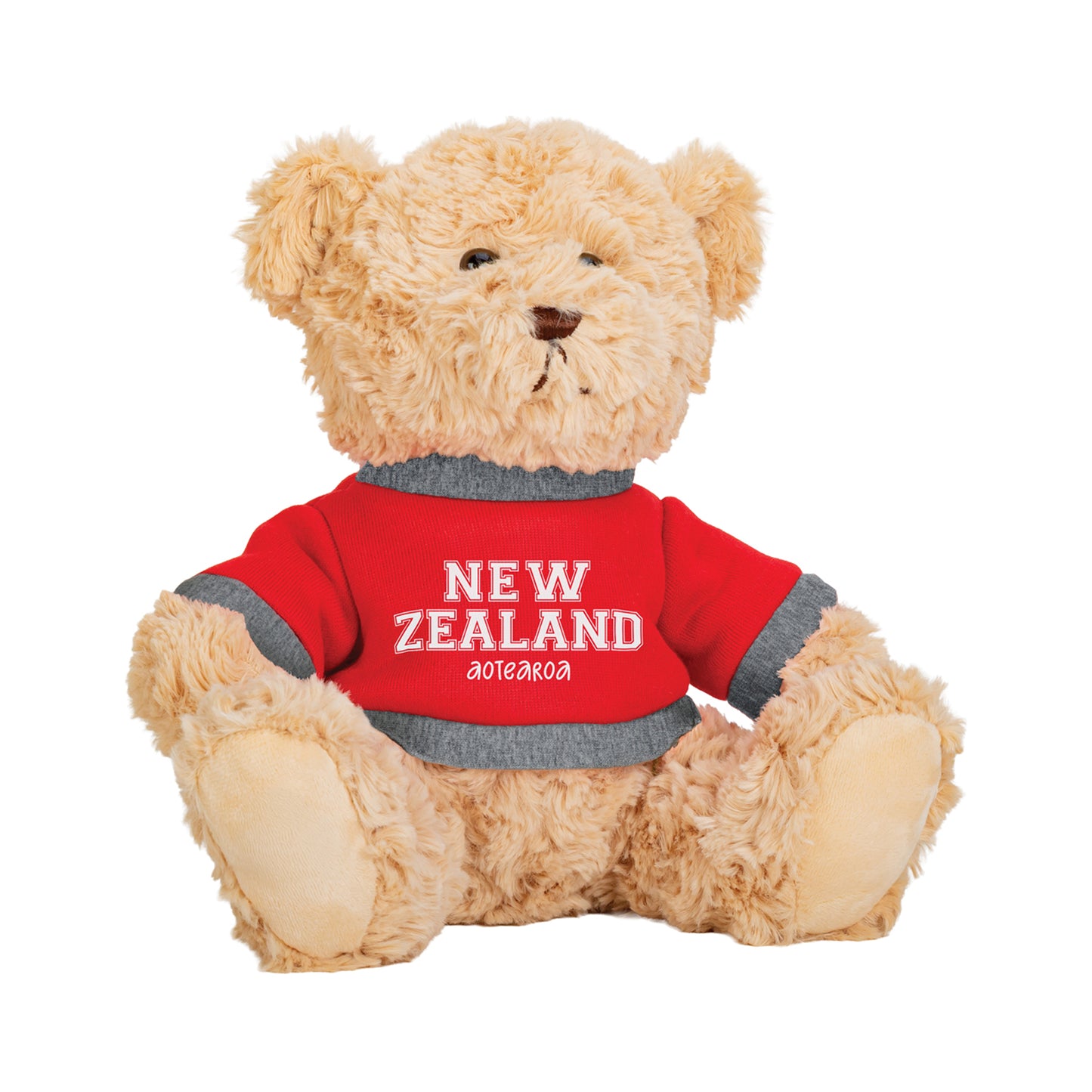 TBRJNZ - Teddy Bear with Red Jumper New Zealand 20cm