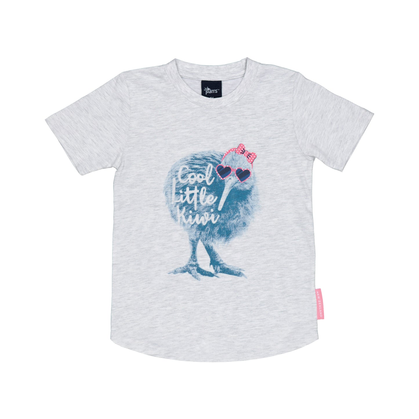 TCCLKG10 - T-Shirt Childs Cool Little Kiwi Grey Marle 10